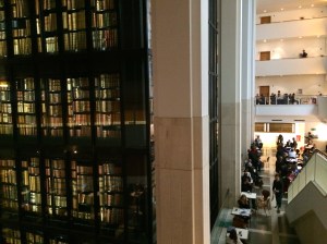 The British Library, my favorite place in London.